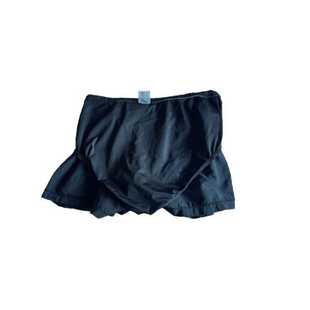 Land’s End Swim Shorts Black Built In Underwear Size 16 Elastic Waist Nylon - Picture 4 of 6